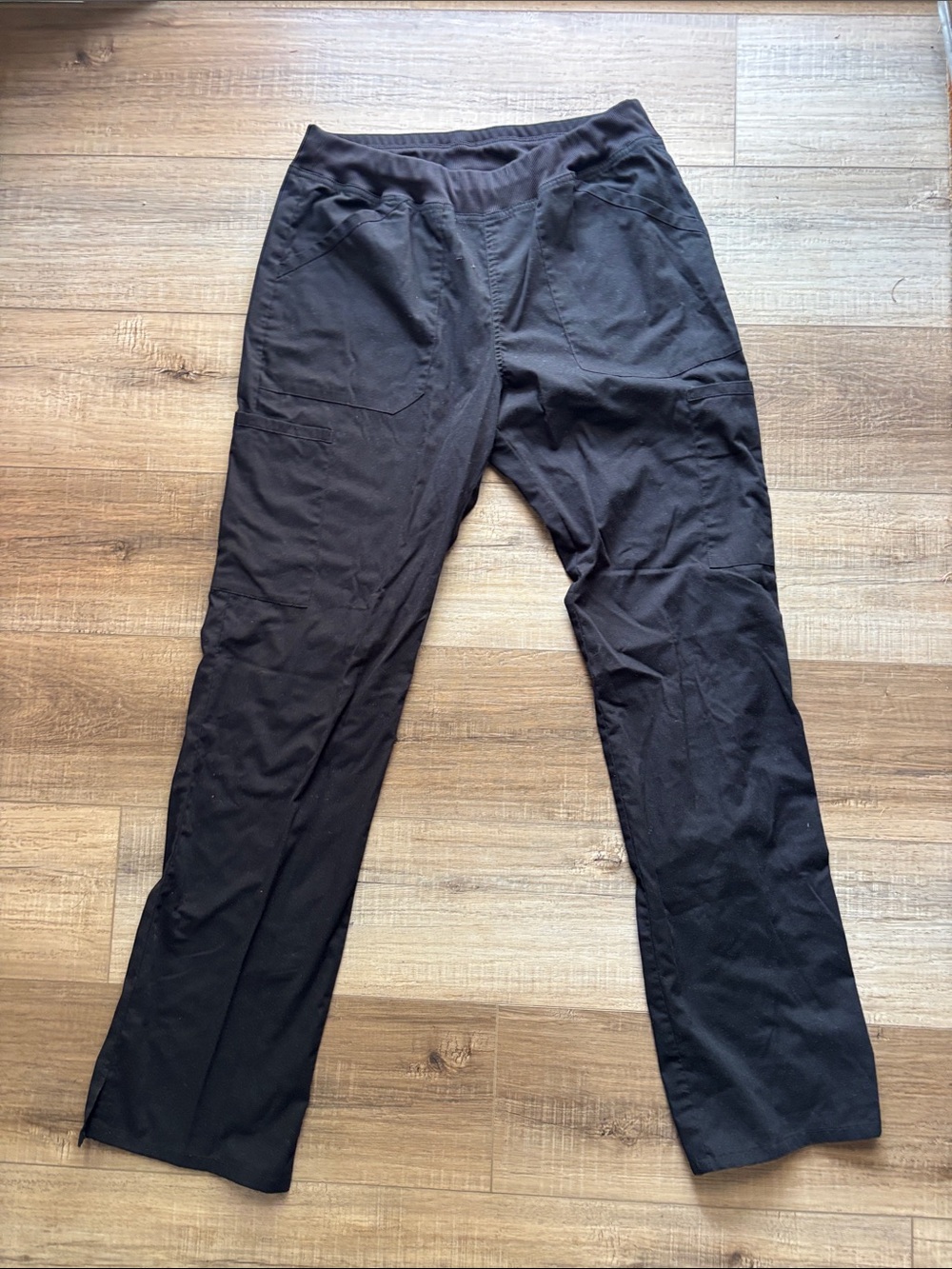 Women's Black Cherokee Workwear Medium Tall Scrub Pants